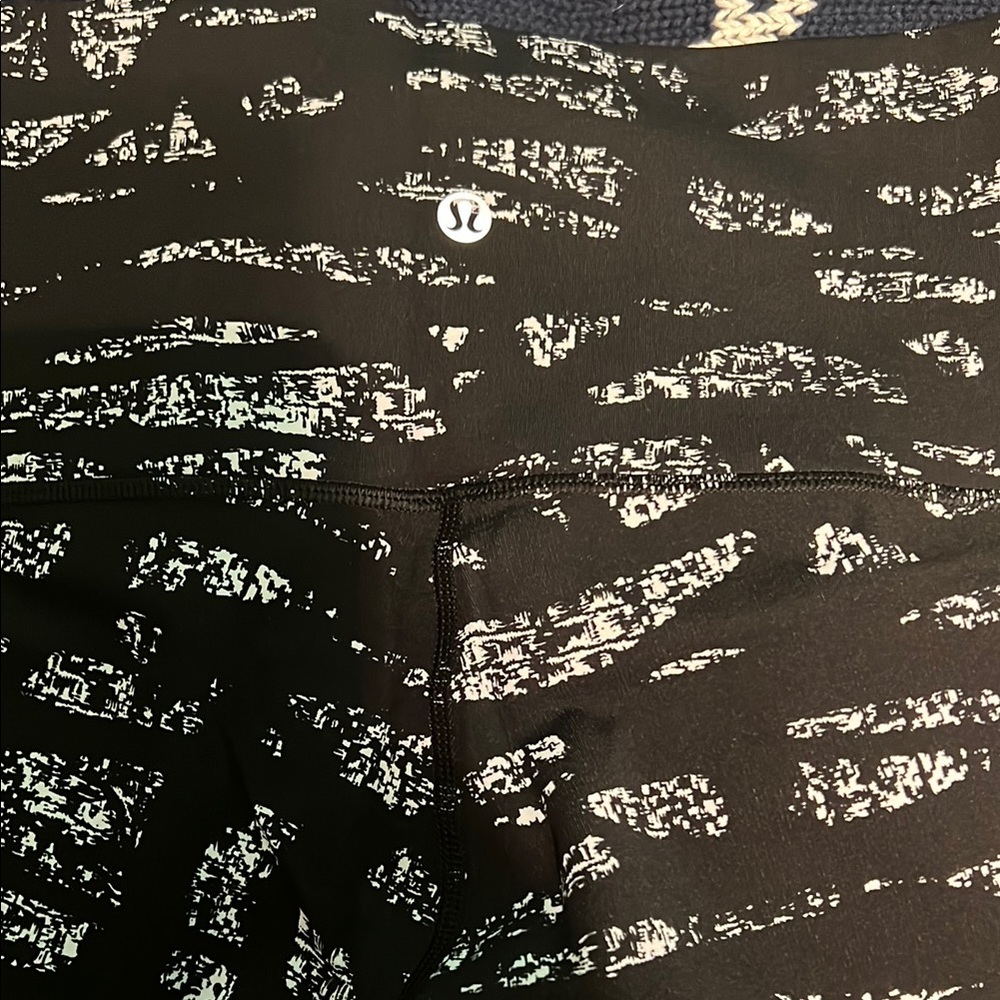 lululemon athletica Black Patterned Men's Pants